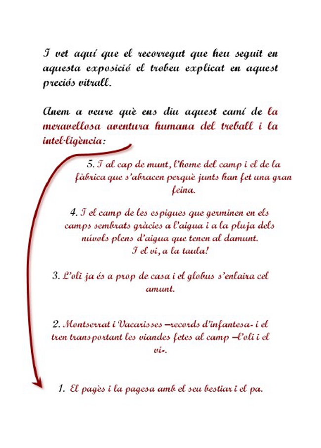 CALSINA I ELS OFICIS - Explicació pels infants