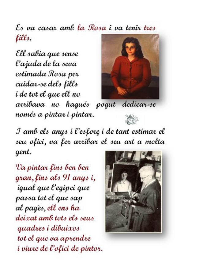 CALSINA I ELS OFICIS - Explicació pels infants