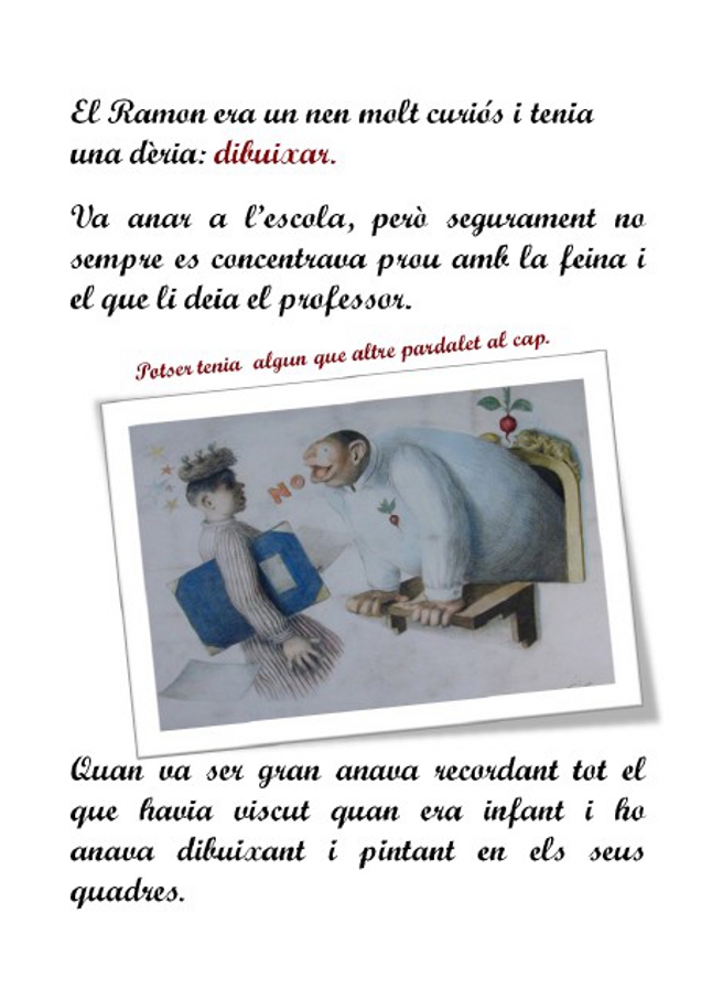 CALSINA I ELS OFICIS - Explicació pels infants