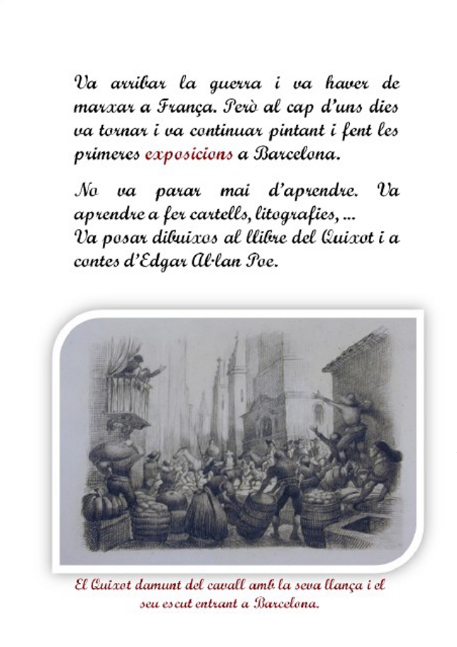 CALSINA I ELS OFICIS - Explicació pels infants