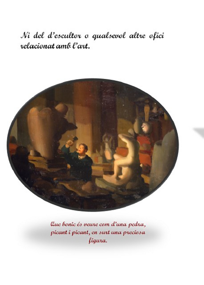 CALSINA I ELS OFICIS - Explicació pels infants
