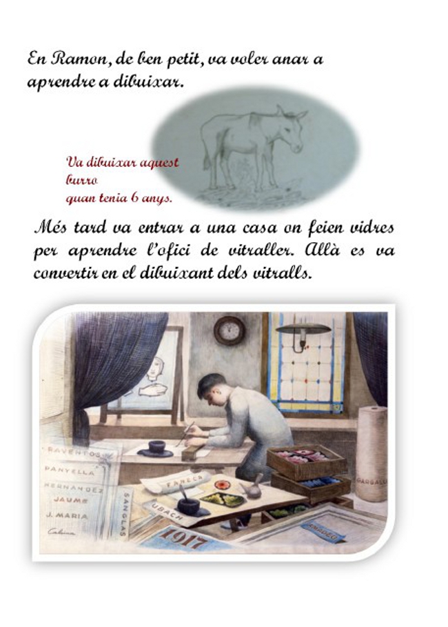 CALSINA I ELS OFICIS - Explicació pels infants