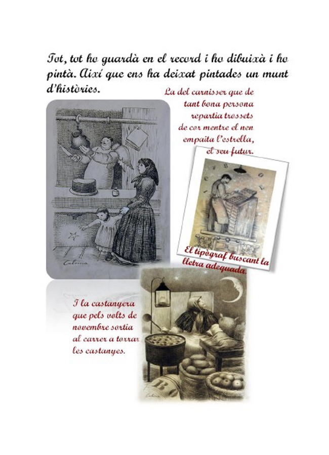 CALSINA I ELS OFICIS - Explicació pels infants
