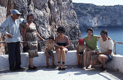 La familia Calsina y Menorca