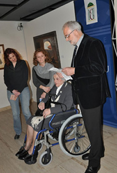 Inauguración de la exposición Calsina en el museu Deu del Vendrell