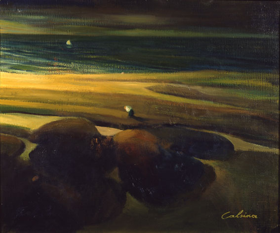 1989 Paisaje al lado del mar
