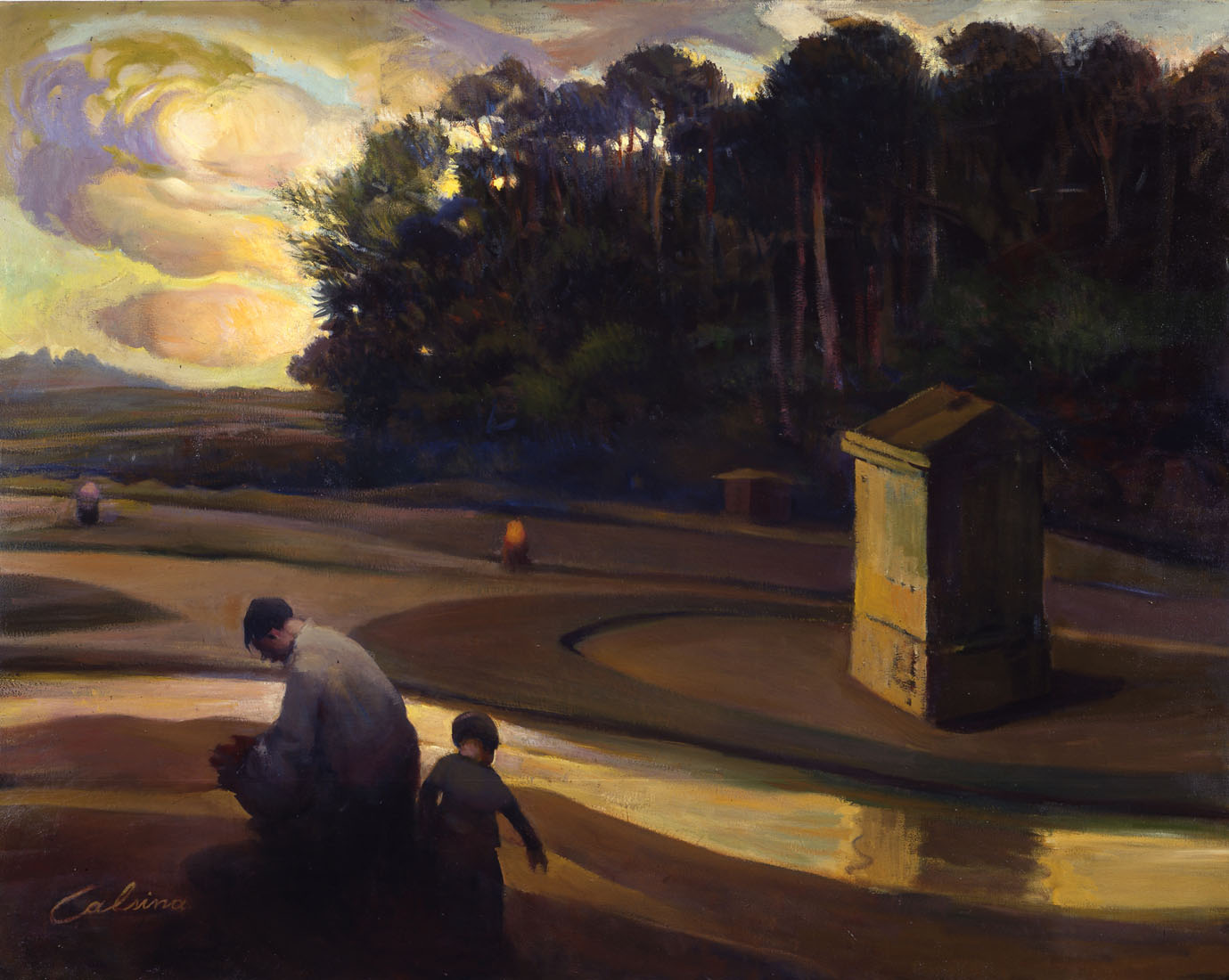 1990 Al atardecer