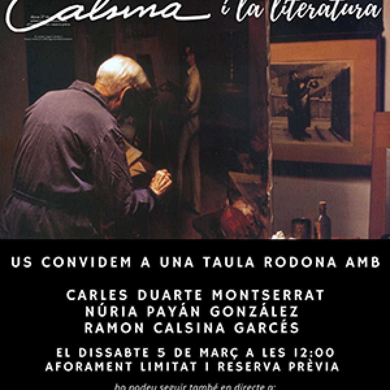 TAULA RODONA Calsina i la literatura